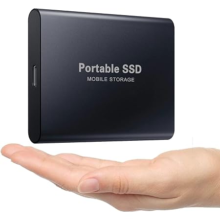 外付けSSD 1TB ハードディスク SSD ポータブルSSD 高速データ転送 Windows/MAC OS/Linux/Androidに対応 PC拡張アップグレードハードドラ